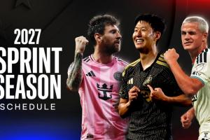 官方：MLS公布2027冲刺赛季赛程，迈阿密国际打响揭幕战